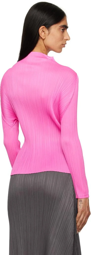 Pleats Please Pink Monthly Colors October Turtleneck 3