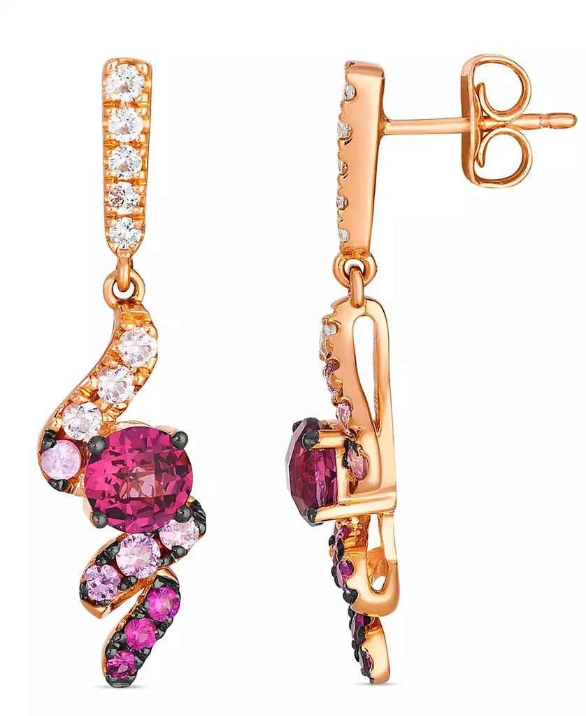 Le Vian Multi-Stone Ombre Earrings (2.06 ct. t.w.) in 14k Strawberry Gold 1