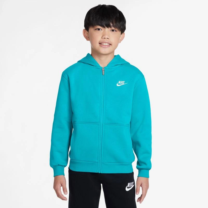 Nike Nike NSW Club Fleece Full-Zip LBR Hoodie - Boys' Grade School 1