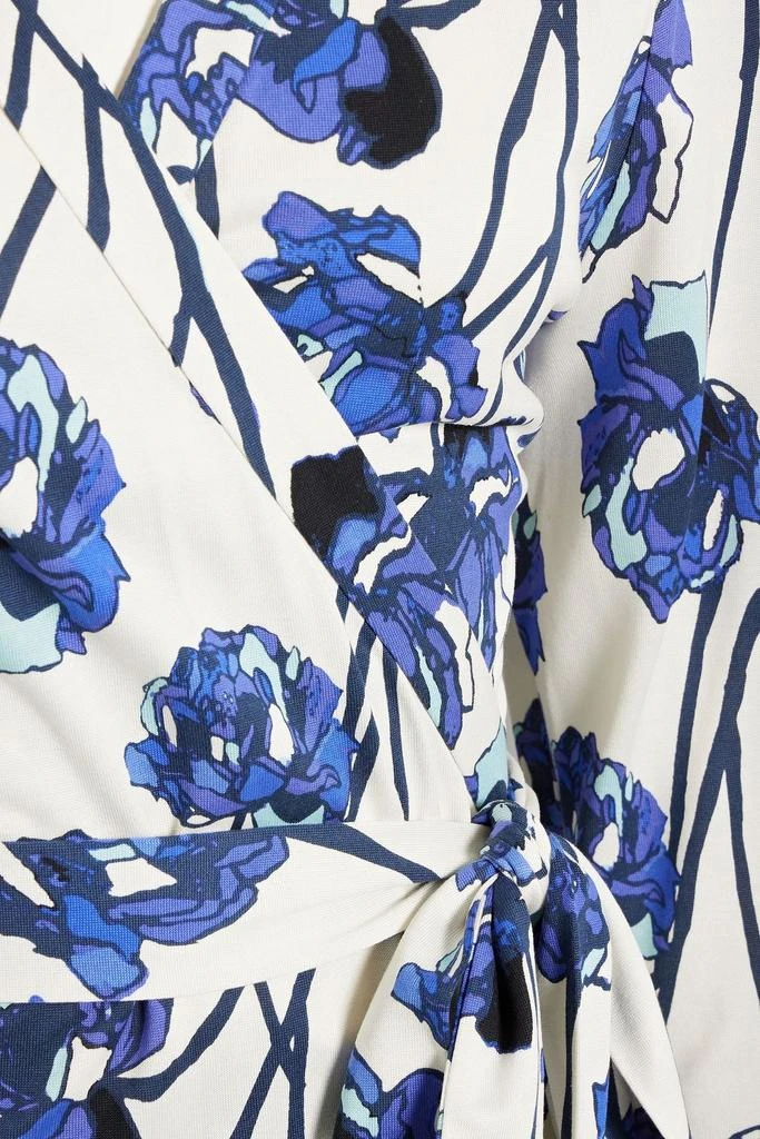 DIANE VON FURSTENBERG Abigail floral-print silk-jersey maxi wrap dress 4