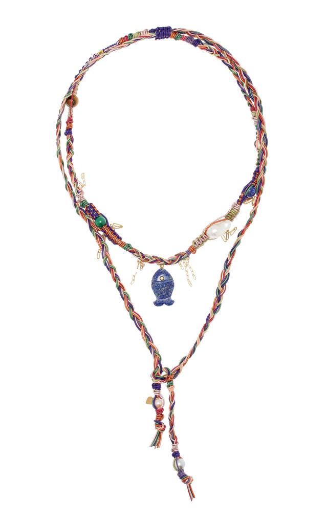 Joie DiGiovanni Joie DiGiovanni - Rainbow Rockstar Leather Charm Necklace - Multi - OS - Moda Operandi - Gifts For Her