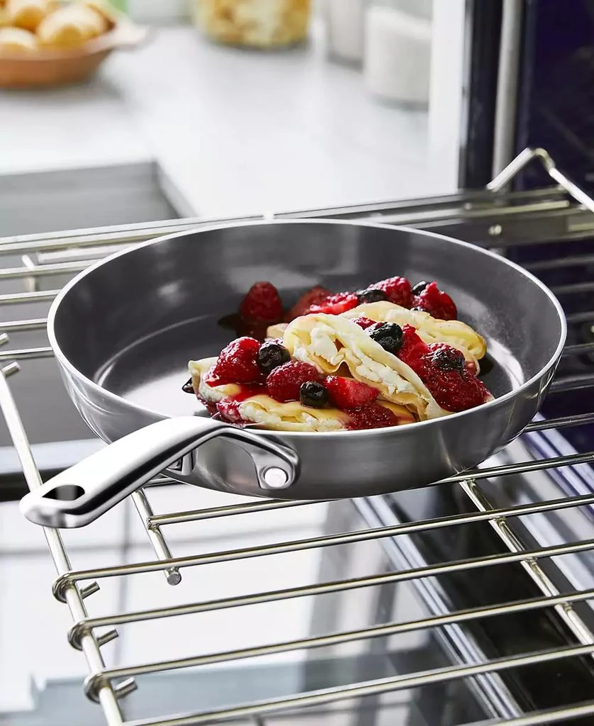 Greenpan GP5 Stainless Steel Healthy Ceramic Nonstick 2-Piece Fry pan Set, 10" and 12" 6
