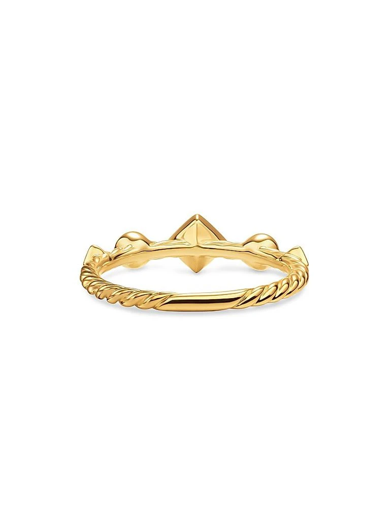 David Yurman Petite Modern Renaissance Band Ring in 18K Yellow Gold 6