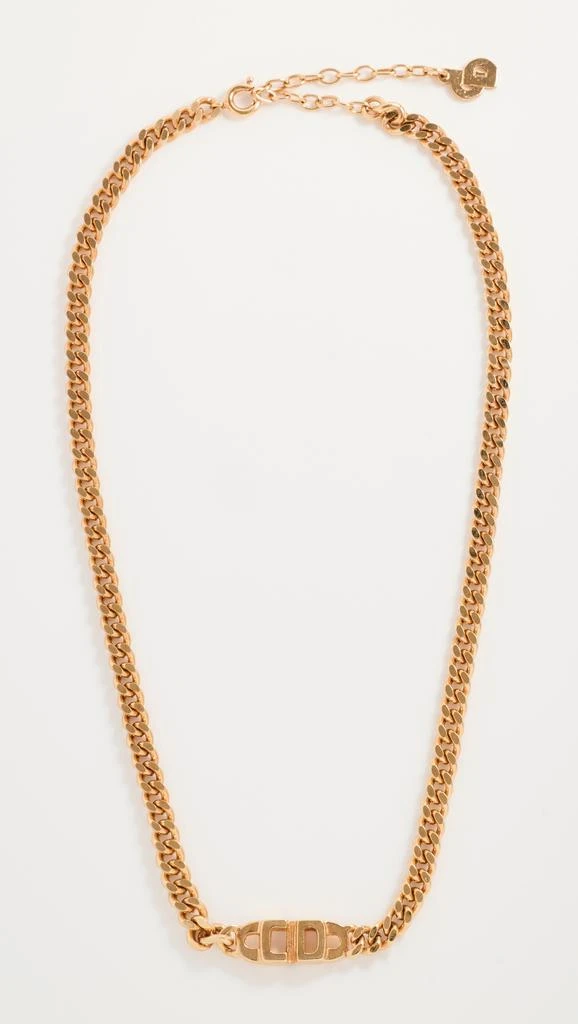 What Goes Around Comes Around Dior Gold Choker 1