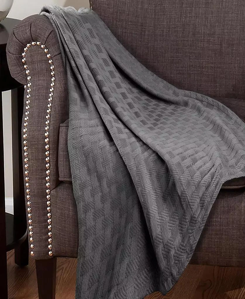 Superior Basket Weave All Season Cotton Blanket 3