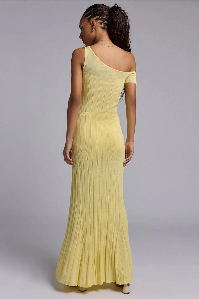 AFRM AFRM Hoda Sheer Asymmetric Sweater Maxi Dress 4