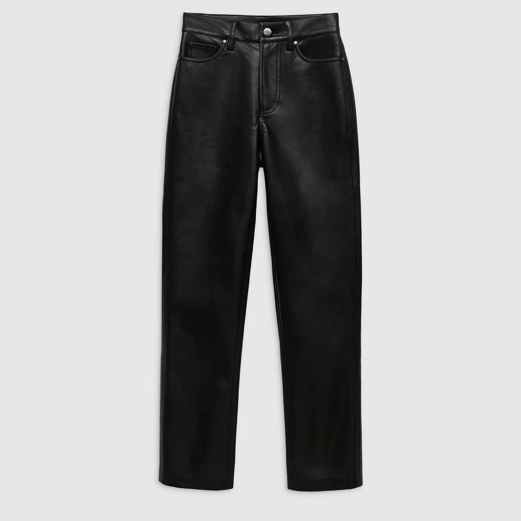 Anine Bing Bruno Faux Leather-Blend Trousers 1