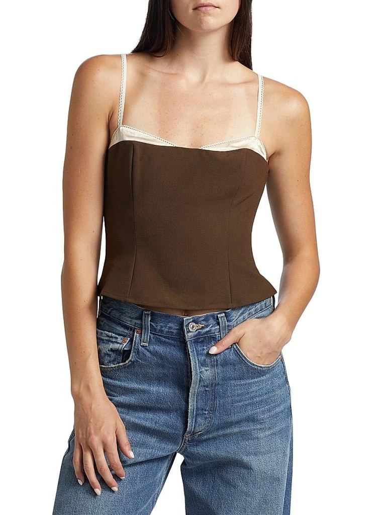 Reformation Melanie Layered Crop Top 3
