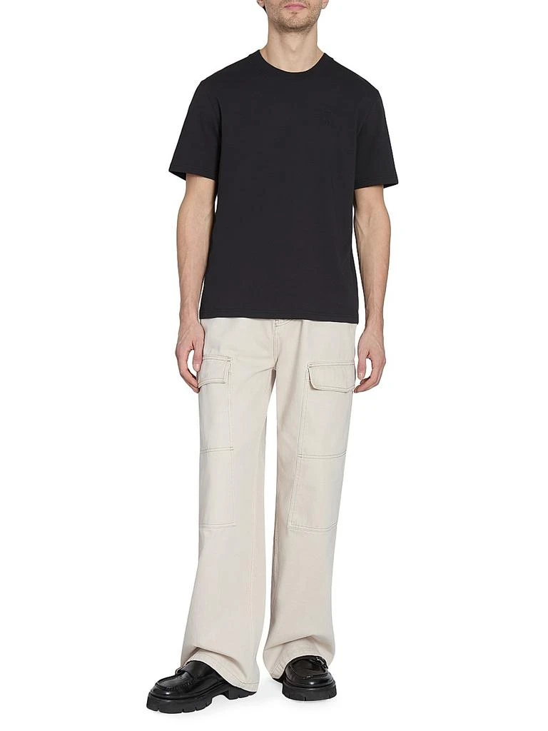 AMI ADC Embossed Logo T-Shirt 2