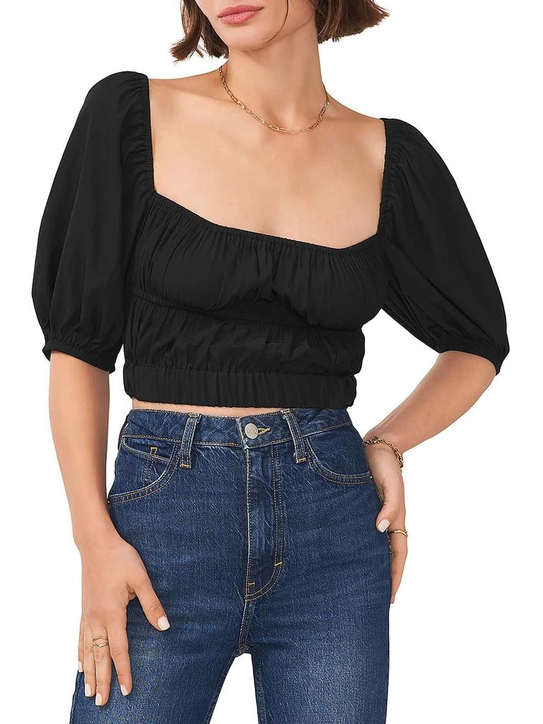 1. State Womens Gathered Ruched Halter Top 4