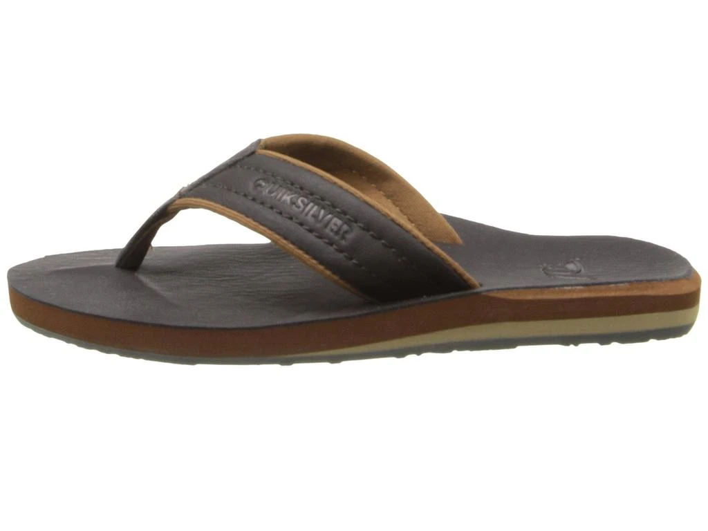 Quiksilver Quiksilver Kids Carver Nubuck Flip Flops (Toddler/Little Kid/Big Kid) 4