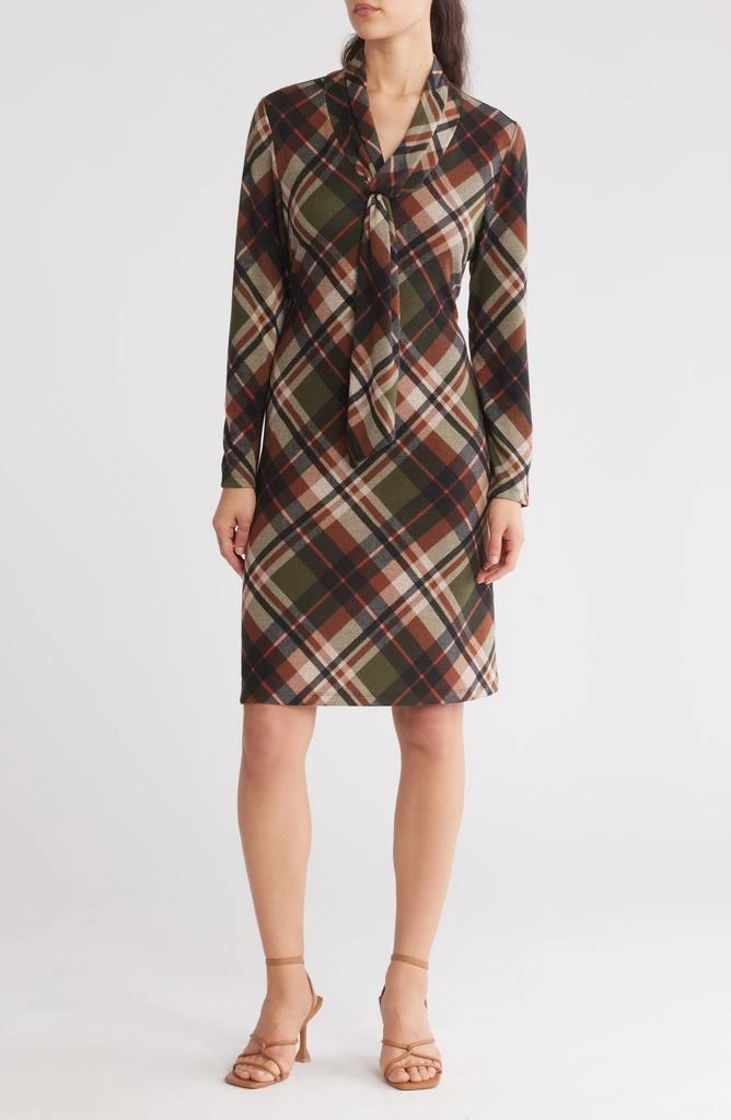 Shop Tie Neck Long Sleeve Dress on Sale at BeyondStyle  Get 57% Off Tie  Neck Long Sleeve Dress with Limited-Time Flash Deals, Exclusive Discounts,  and Special Offers. Enjoy Unbeatable Savings on