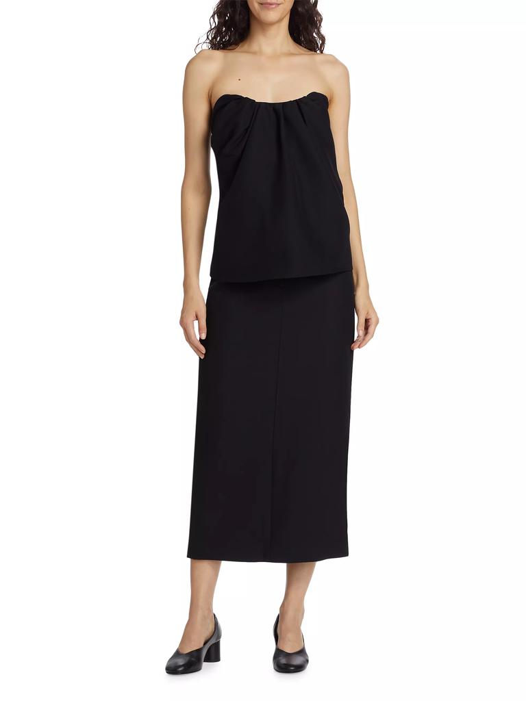 Co Crepe Tailored Pencil Skirt