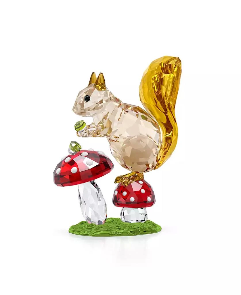 Swarovski Idyllia Squirrel and Mushrooms Figurine 1