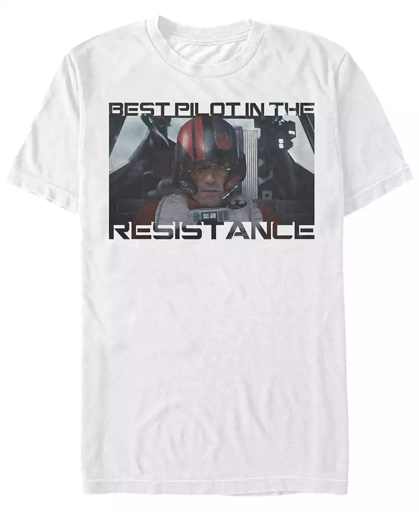 Star Wars Star Wars Men's Poe Dameron Best Pilot In The Resistance Short Sleeve T-Shirt 1