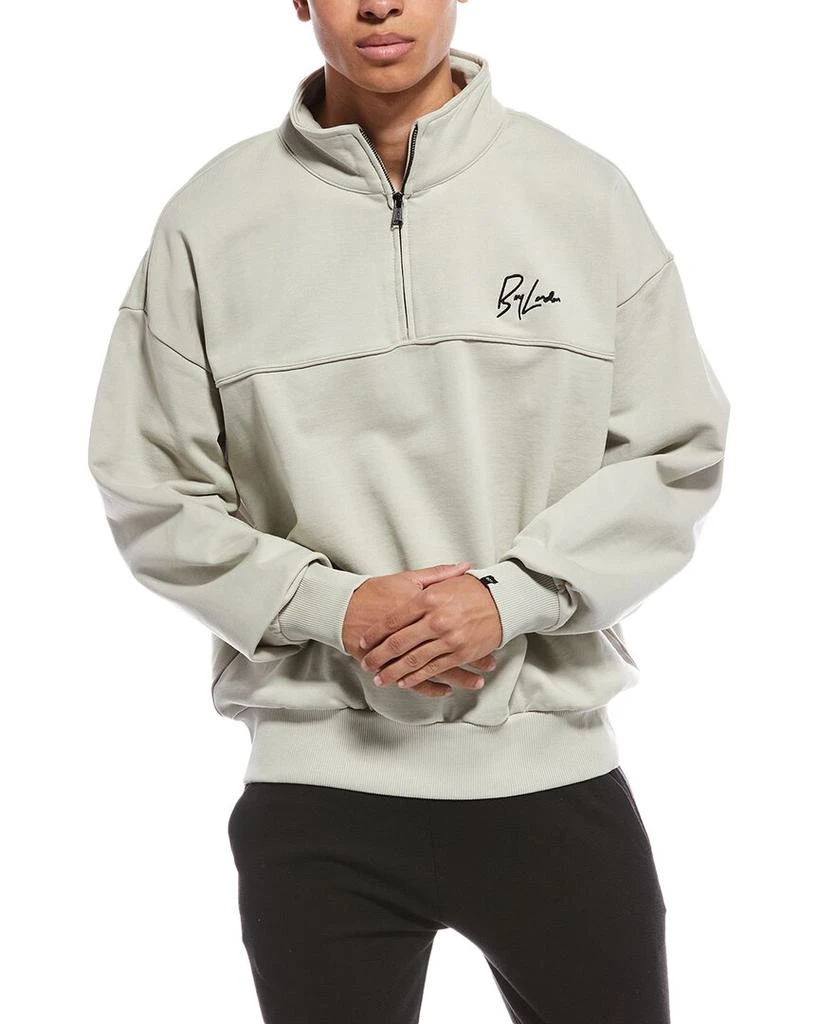 BOY LONDON Boy Signature 1/2-Zip Mock Sweatshirt 1