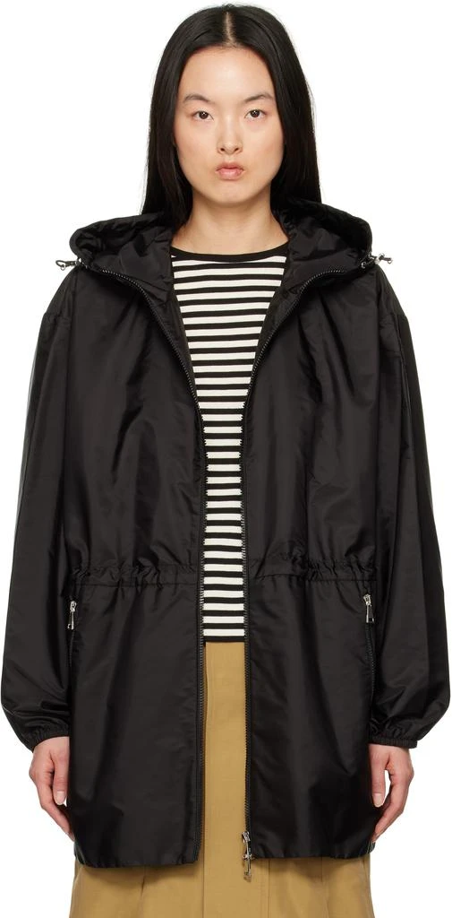 Moncler Black Wete Hooded Jacket 1