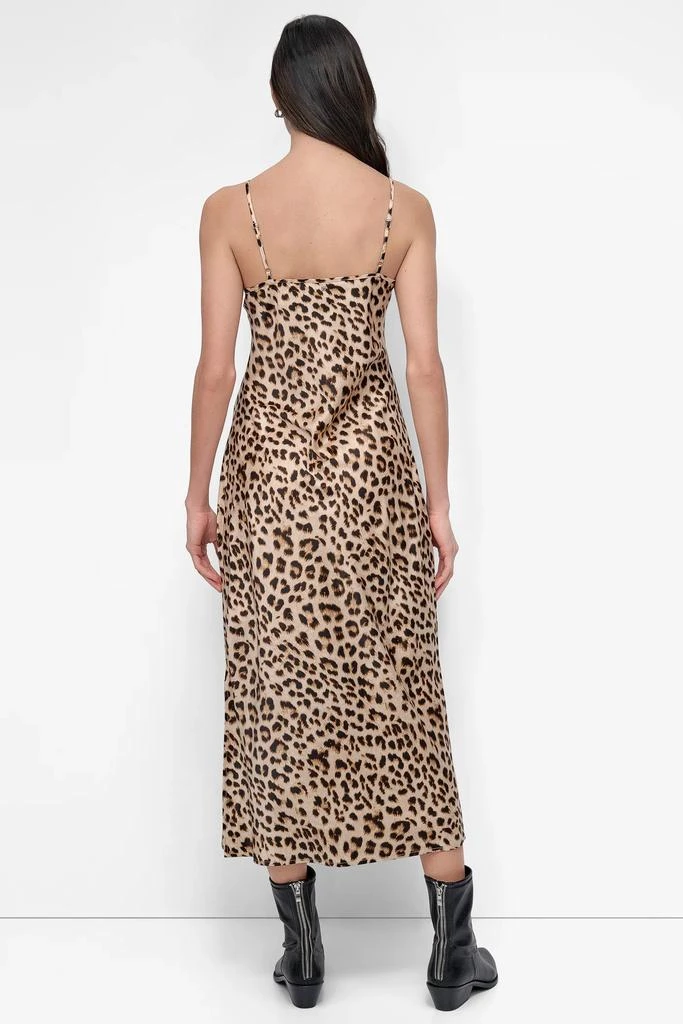 DKNY HIGH-SPLIT MIDI SLIP DRESS 2