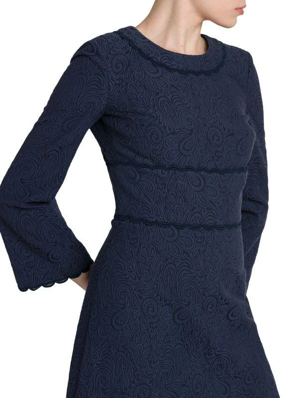 ETRO Paisley-Embroidered Cotton-Blend Dress 4