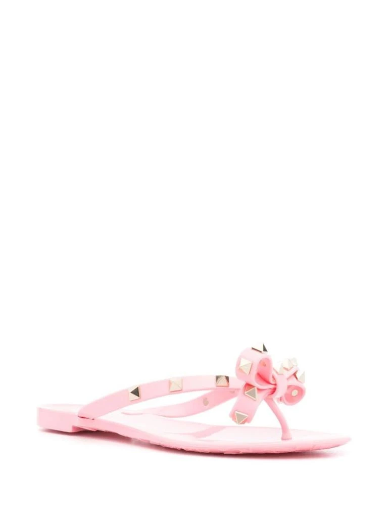 Valentino VALENTINO GARAVANI - Rockstud Rubber Thong Sandals 2