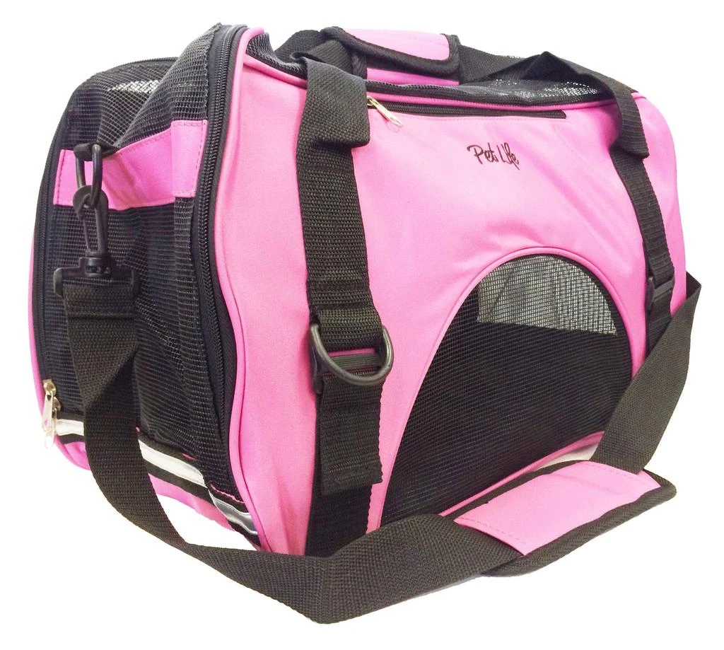 Pet Life 'Altitude Force' Airline Approved Sporty Zippered Folding Fashion Pet Dog Carrier 1