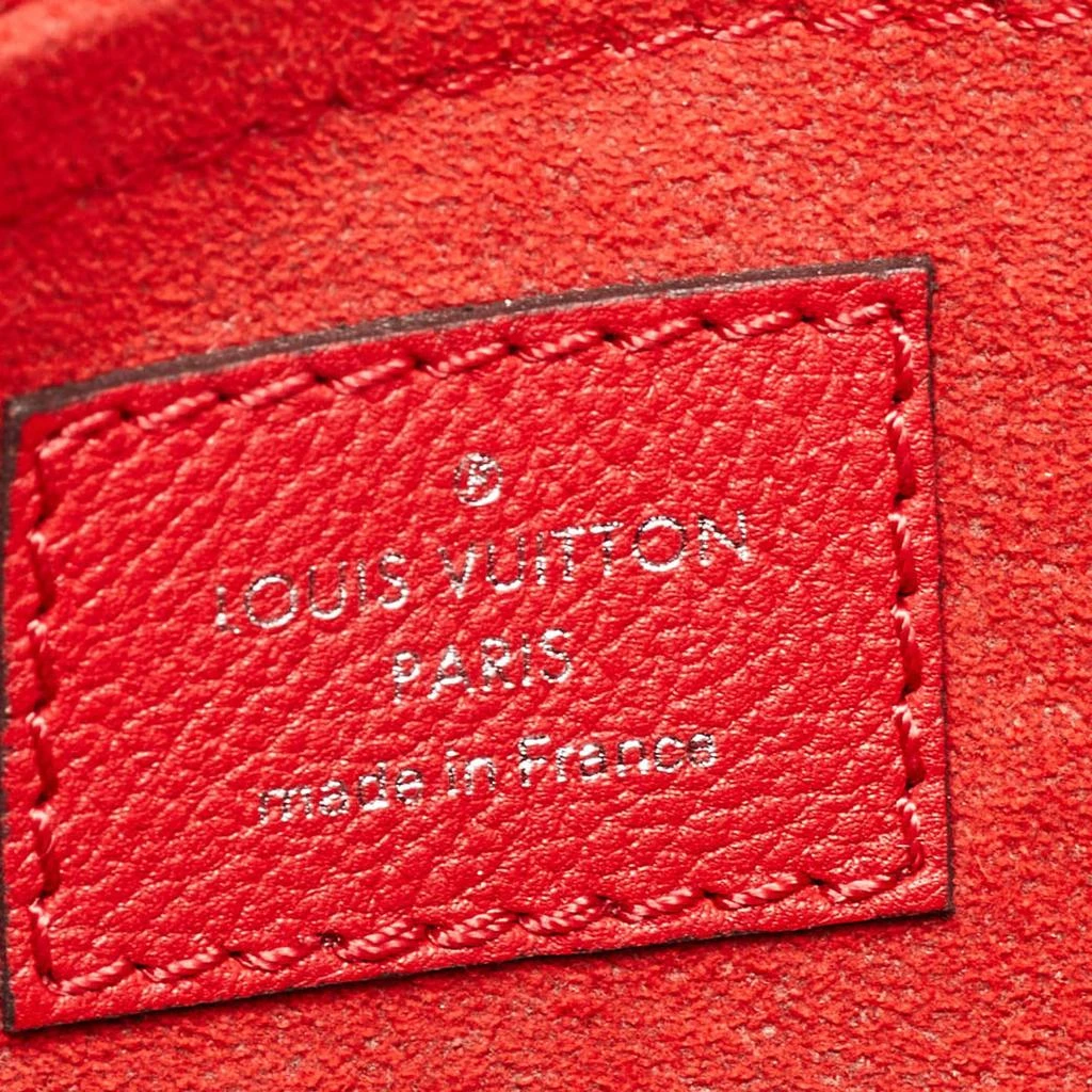 Louis Vuitton Louis Vuitton Red Leather My Lockme BB Bag 11