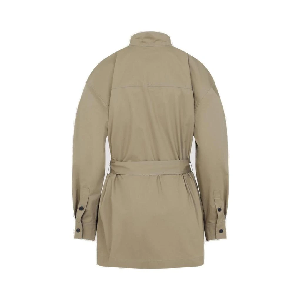 Yves Saint Laurent Saint Laurent Button Detailed Belted Tunic 2
