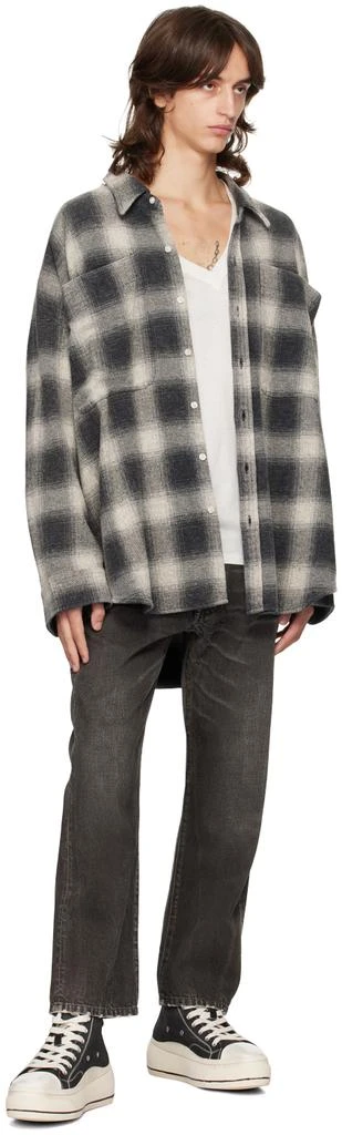 R13 Gray Boyfriend Jeans 4