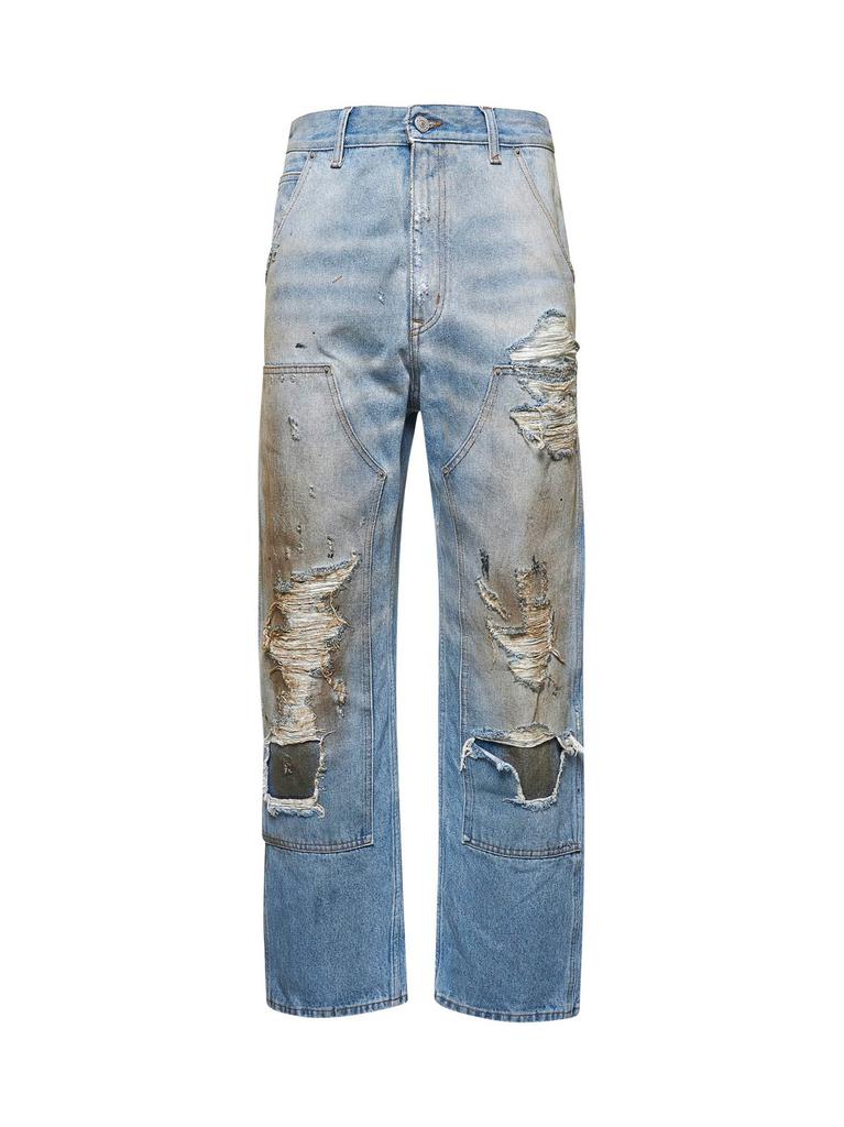 MM6 MM6 Maison Margiela Distressed Jeans