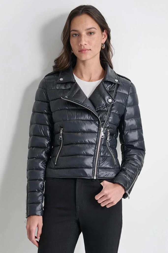 DKNY MOTO STYLE PUFFER JACKET 1