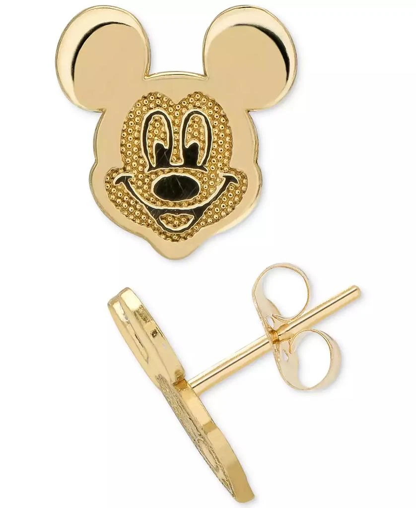 Disney Children's Mickey Mouse Head Stud Earrings in 14k Gold 2