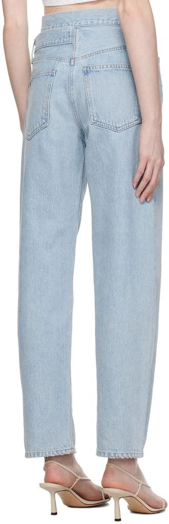AGOLDE Blue Broken Waistband Jeans 3