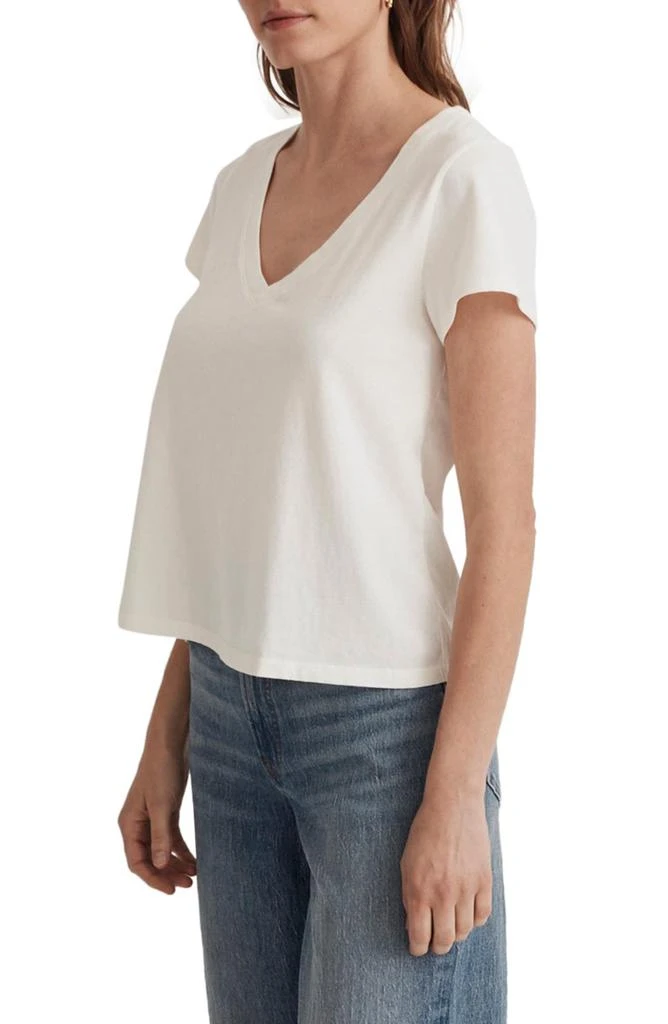 Madewell Softfade Cotton V-Neck Crop T-Shirt 3