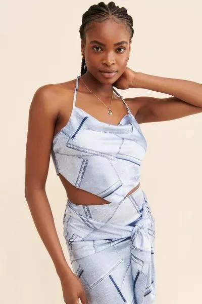 4th & Reckless 4th & Reckless Simonne Printed Skirt 4