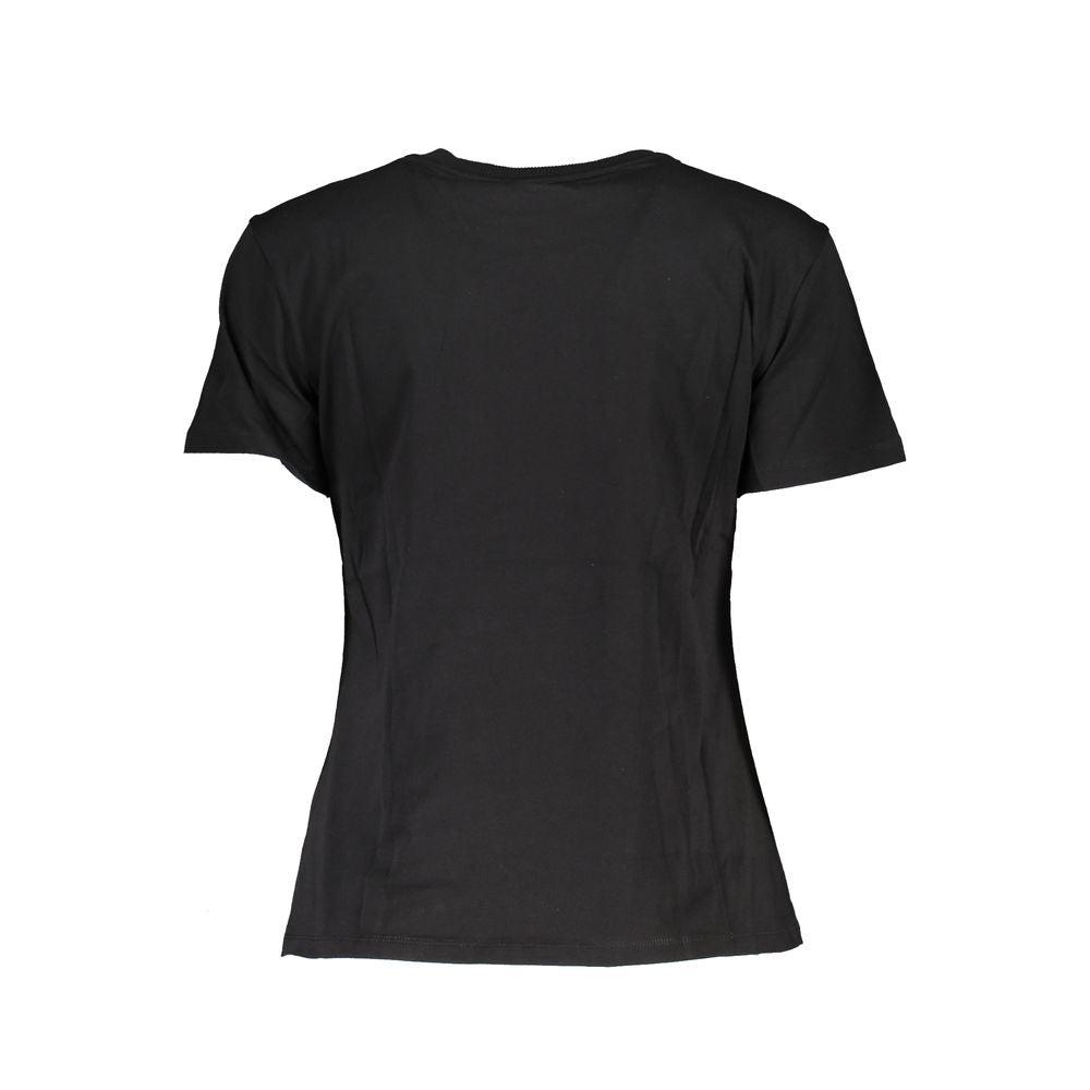 PATRIZIA Chic Contrast Crew Neck Cotton Women's Tee