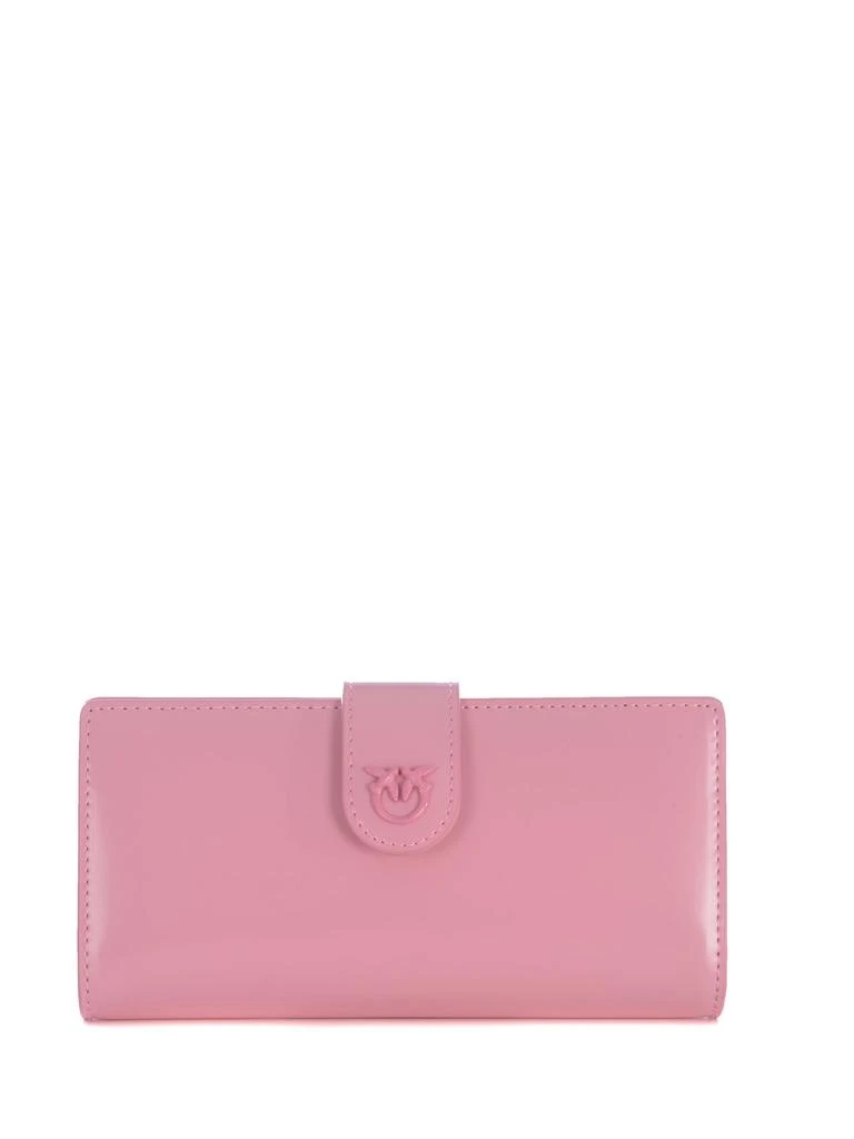 PINKO Pinko Logo Embroidered Bi-Fold Wallet 1
