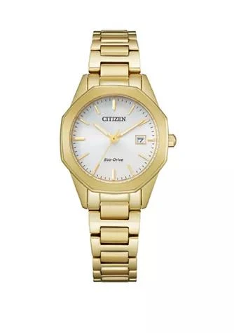 Citizen Eco Drive Corso Gold Tone Bracelet Watch 1