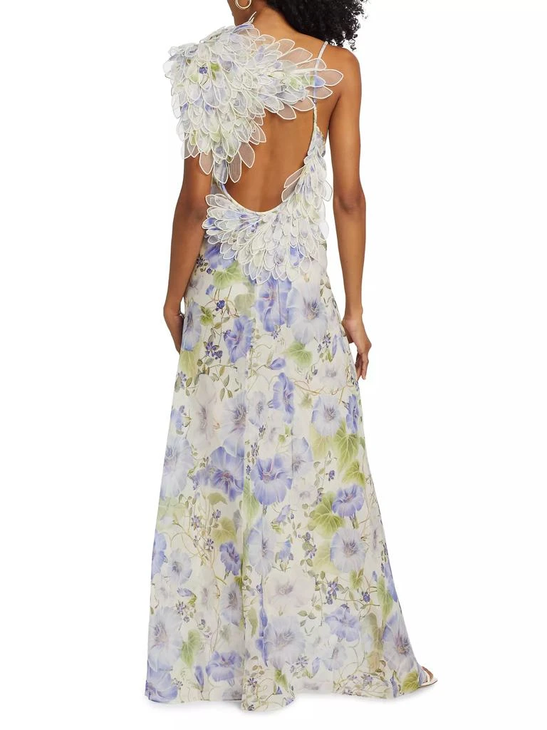 Zimmermann Natura Feather Slip Gown 5