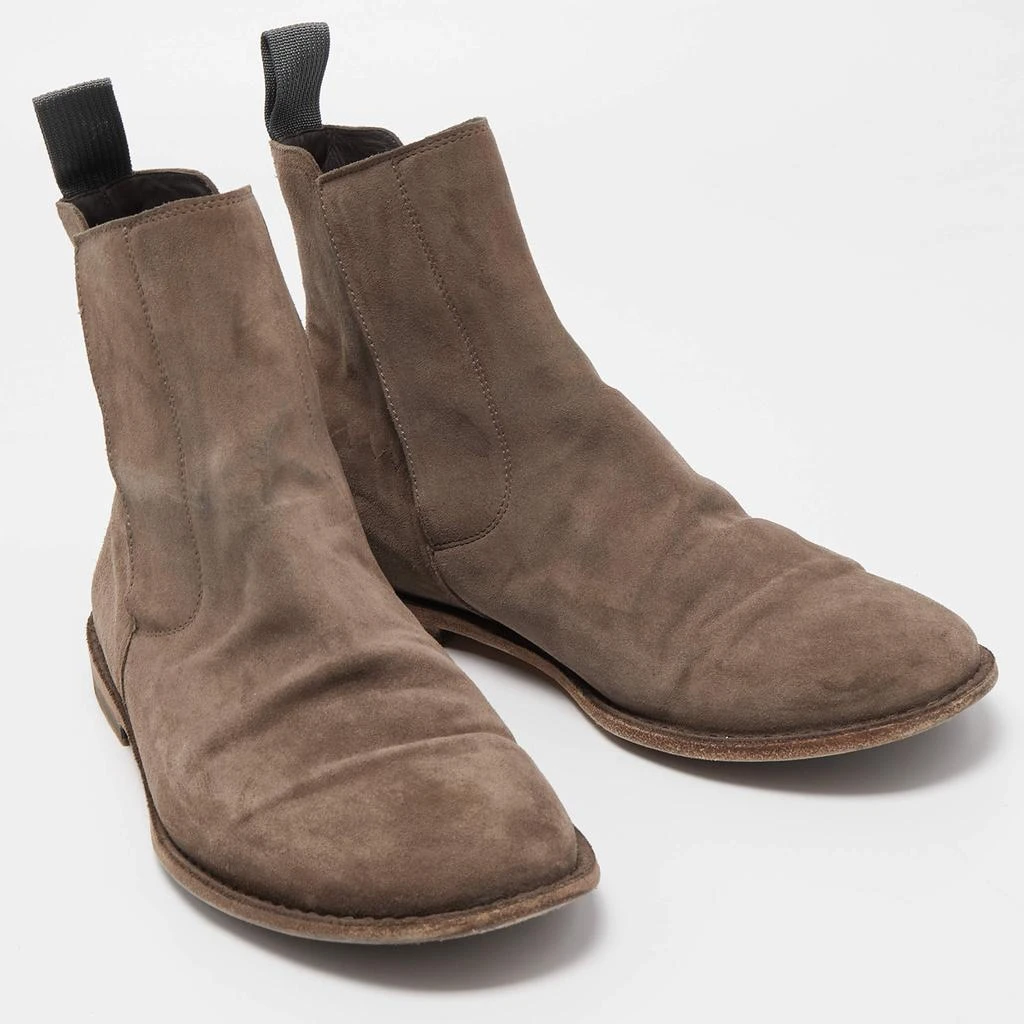 Bottega Veneta Bottega Veneta Brown Suede Voortrekking Jag Ankle Boots Size 40 4