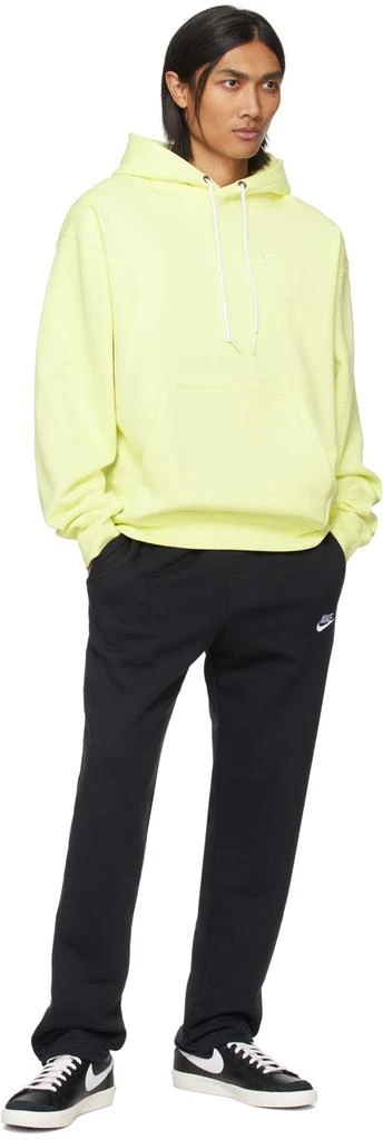 NIKE Yellow Solo Swoosh Hoodie 4