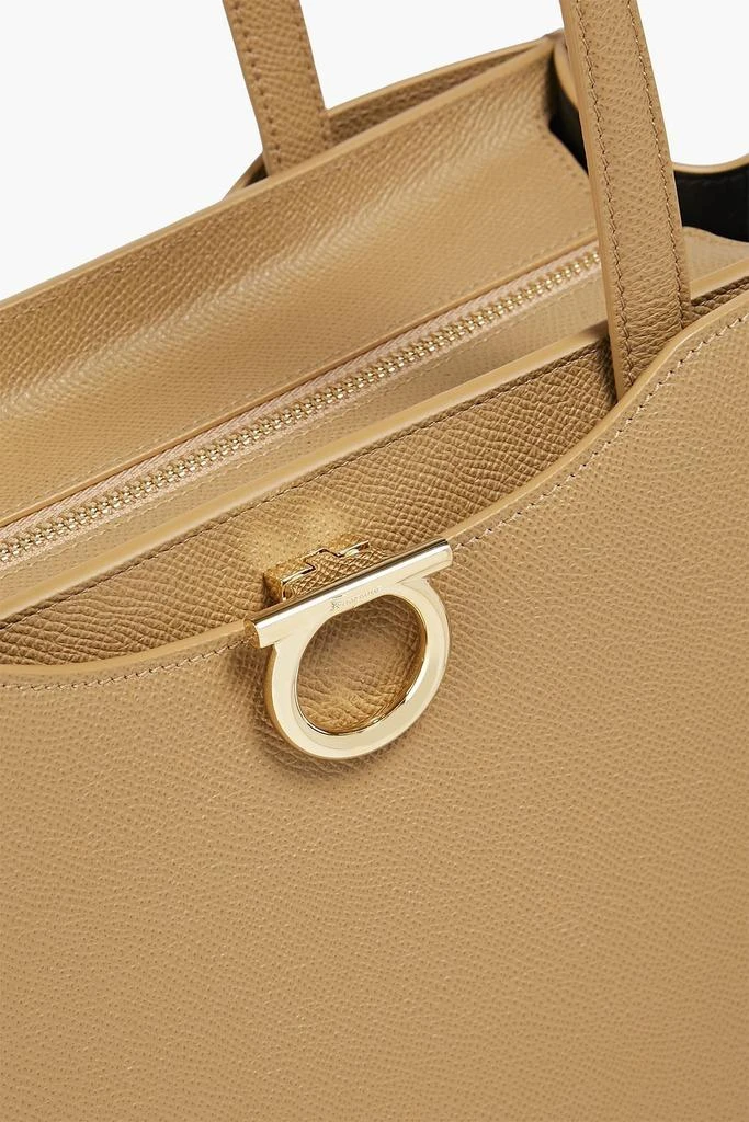 Salvatore Ferragamo Gemini pebbled-leather tote 4
