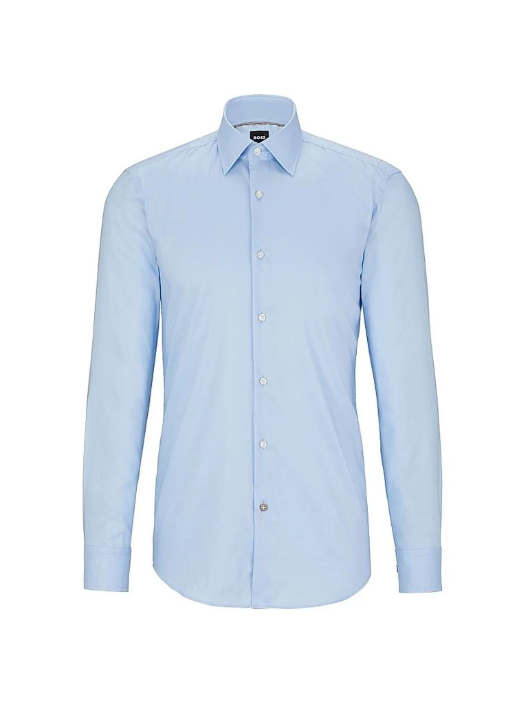 Hugo Boss Slim-Fit Shirt in Easy-Iron Cotton Poplin 1