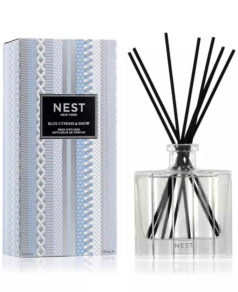 NEST New York Blue Cypress & Snow Reed Diffuser, 5.9 oz.