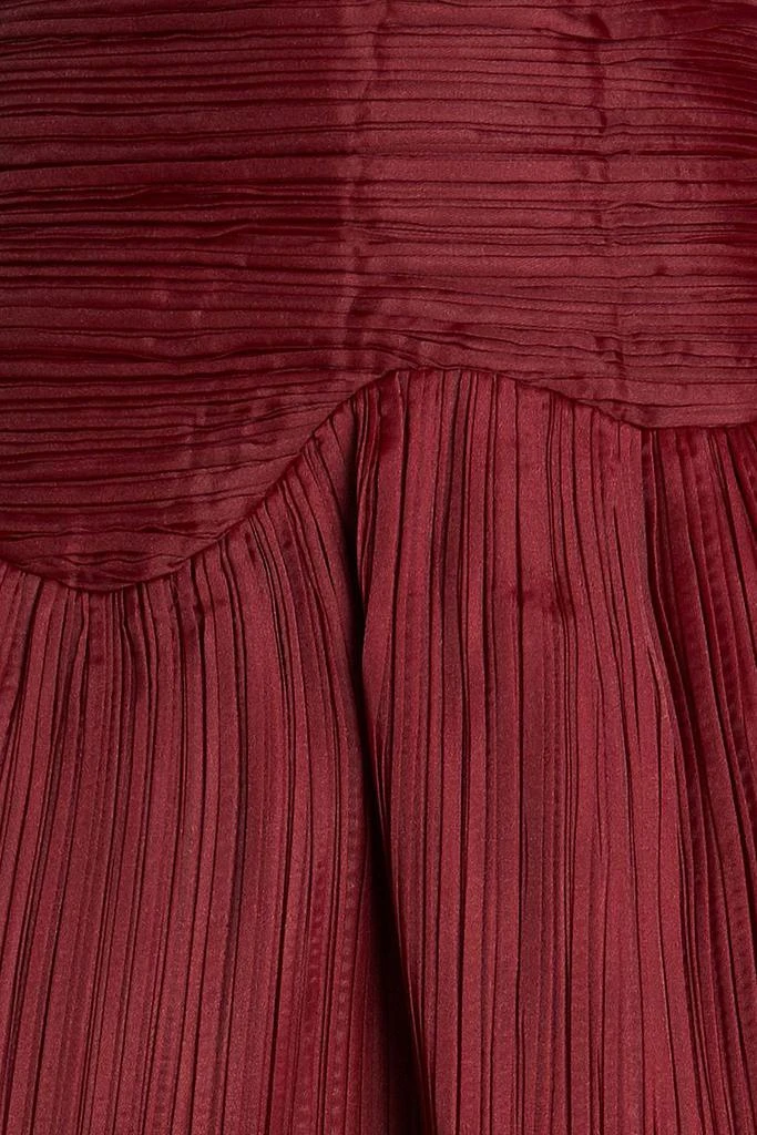 Aje Laurier Wave plissé-organza mini skirt 4