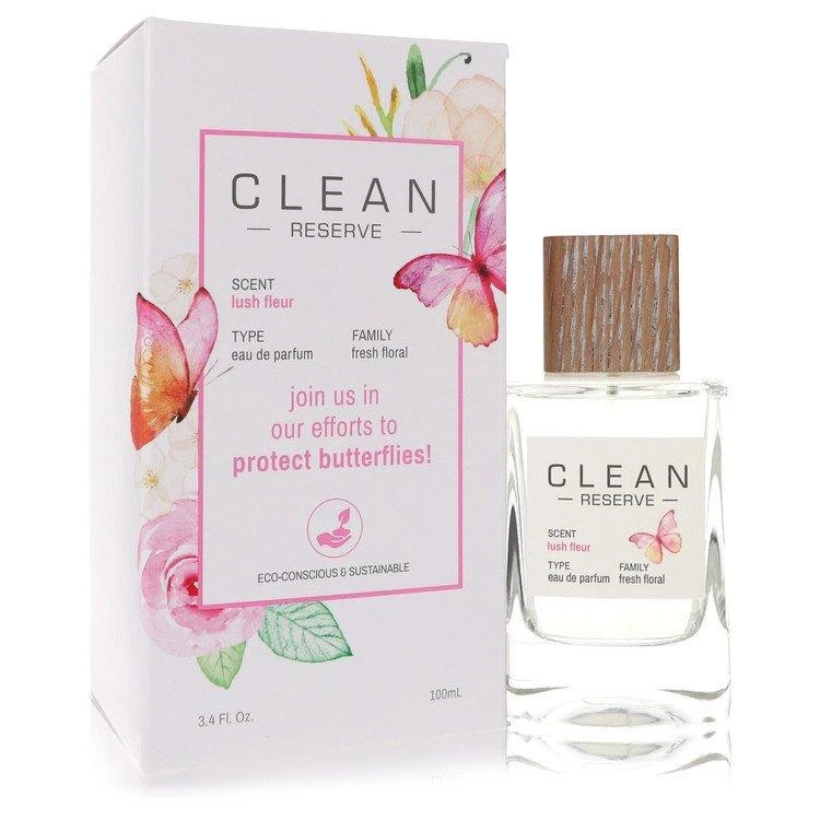 Clean Reserve Lush Fleur by Eau De Parfum Spray (Butterfly Edition) 3.4 oz for Women