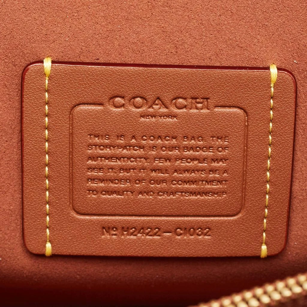 Coach Coach Tan/Beige Signature Coated Canvas and Leather Tabby 26 Shoulder Bag 9