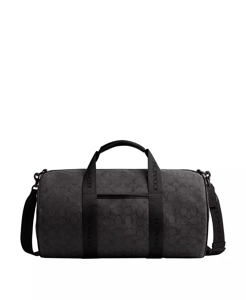 Coach Men
s Theo Signature Jacquard Duffle Bag 1