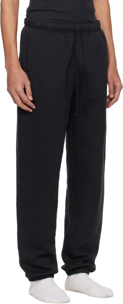 SKIMS Black Fleece Lounge Relaxed Sweatpants 2