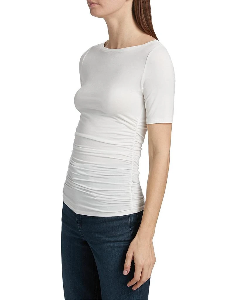 Rag & Bone Luca Ruched Short-Sleeve Top 4