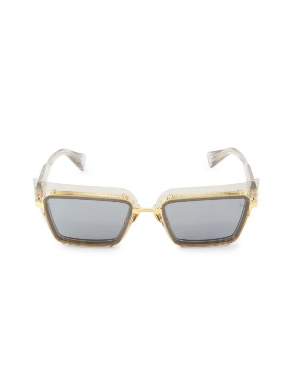 Balmain Geometric Sunnies Authentic 52MM Solid Geometric Sunglasses – On Sale Now with Up to 70  main image 4